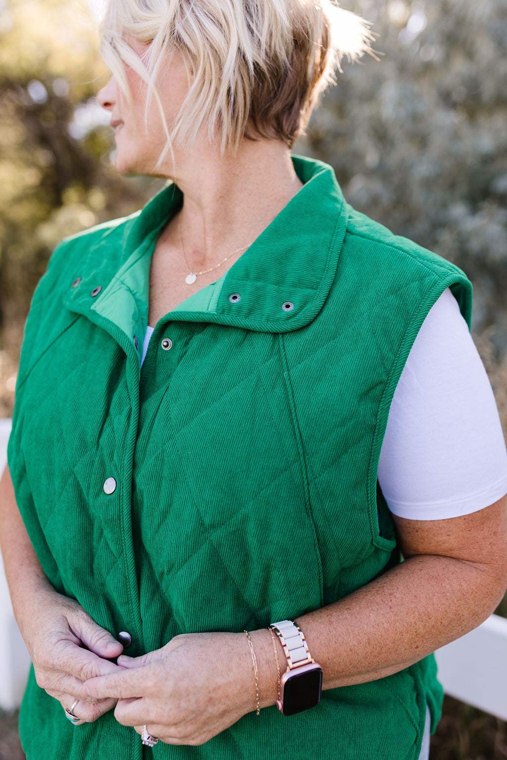 Joanie Vest In Green