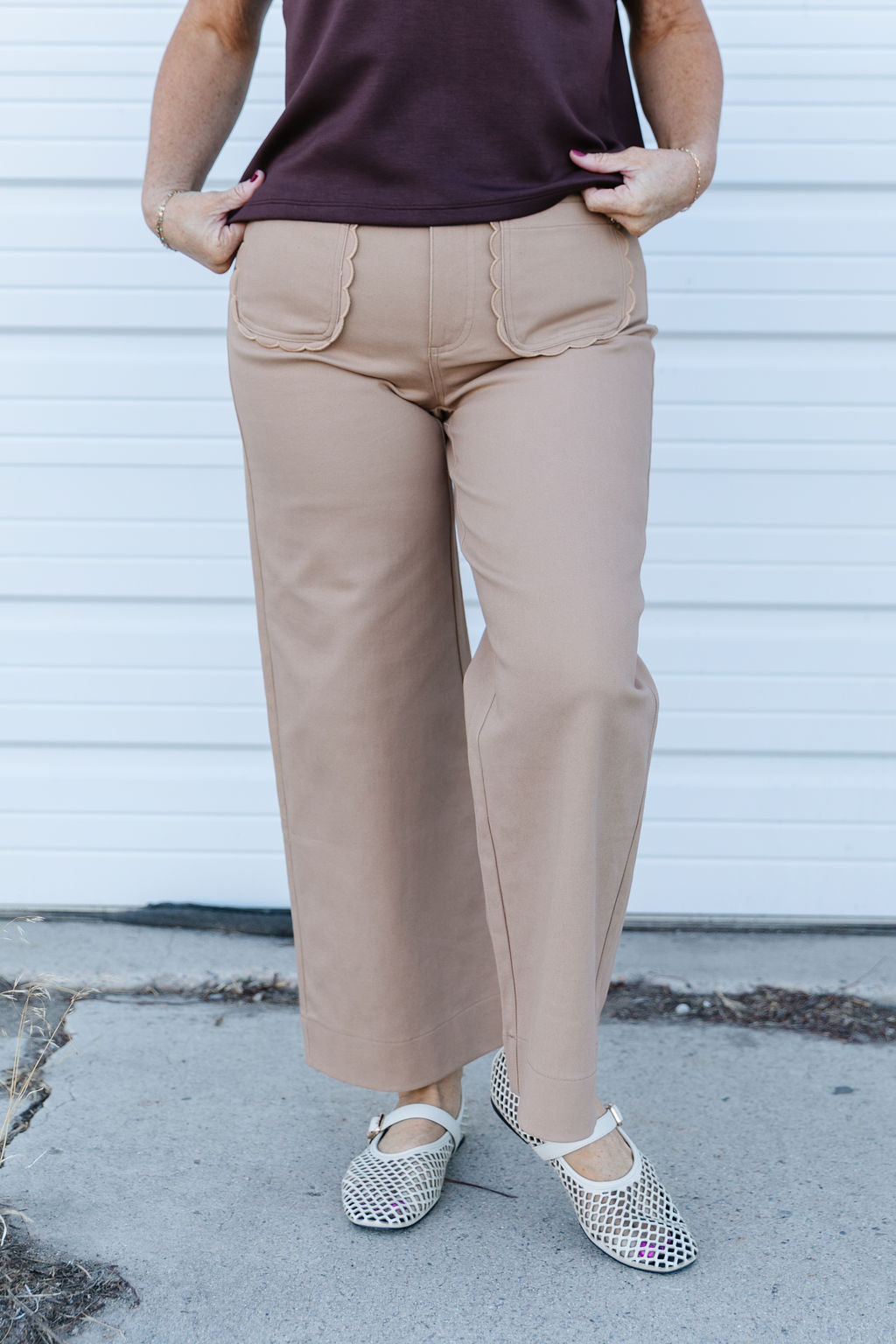 Parker Jeans (Cream or Tan)