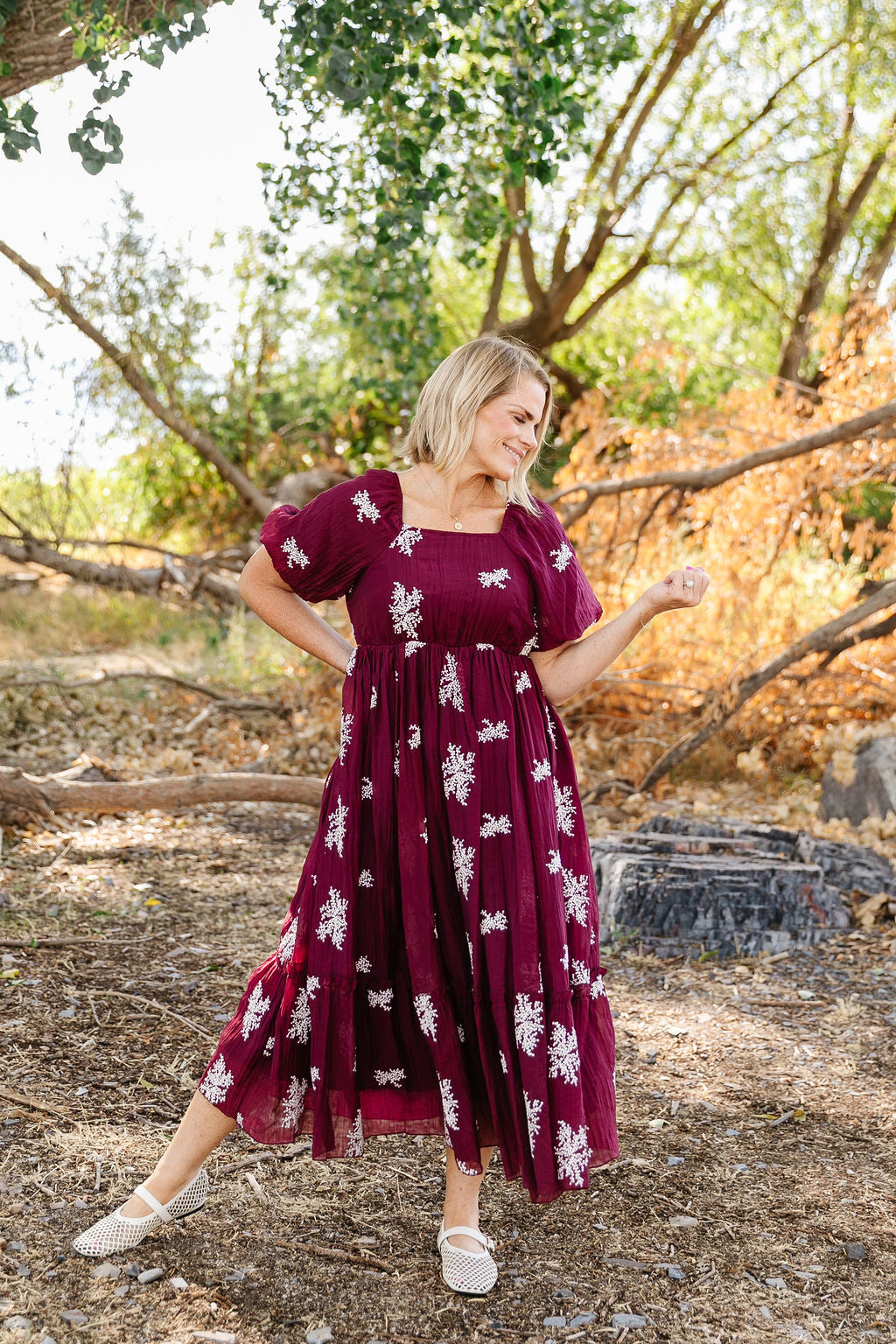 Nadine In Burgundy