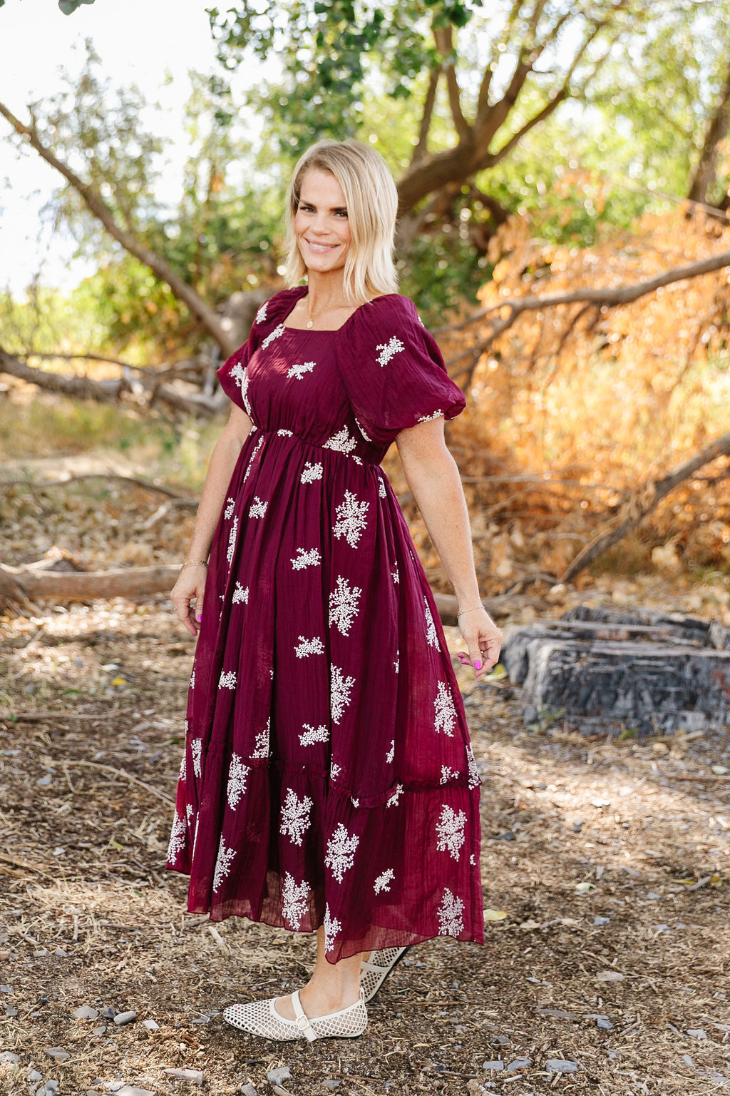 Nadine In Burgundy