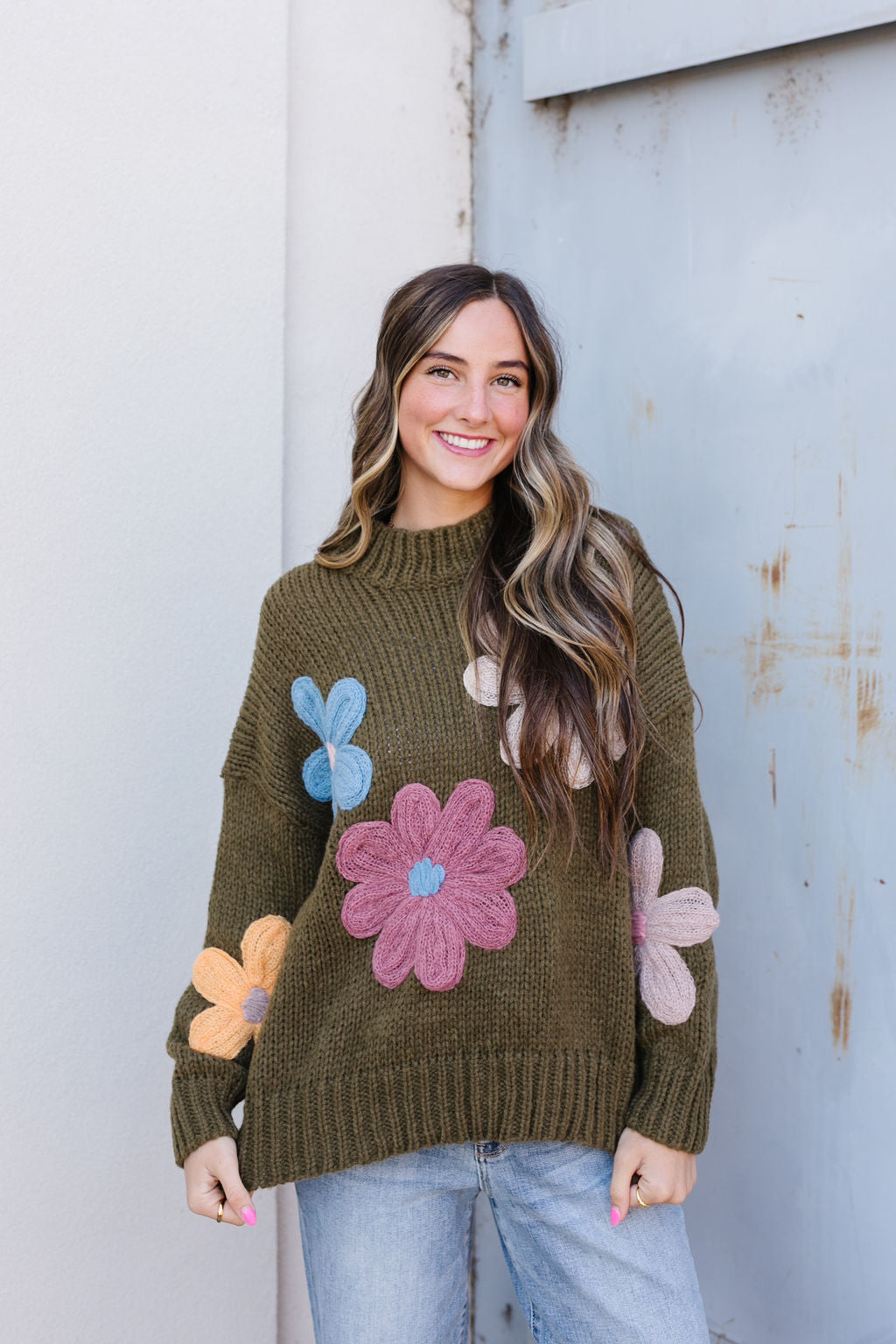 Lux Floral Sweater