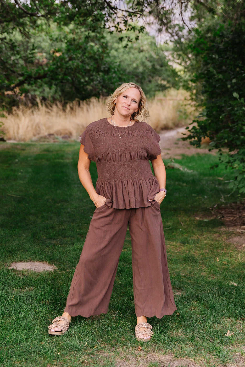 Haylee Set In Brown