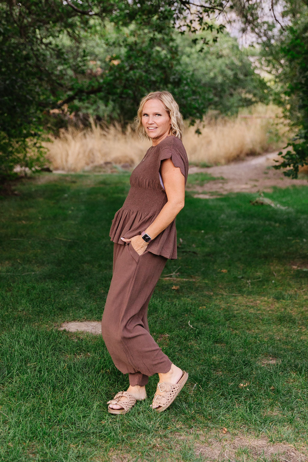 Haylee Set In Brown