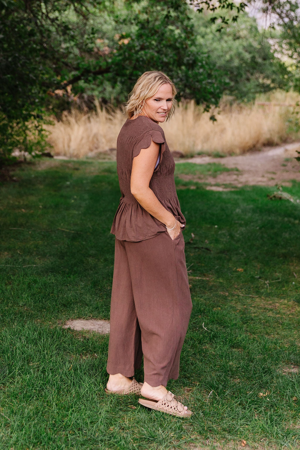 Haylee Set In Brown
