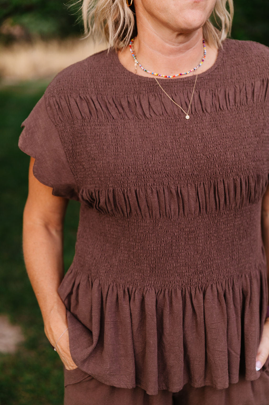 Haylee Set In Brown