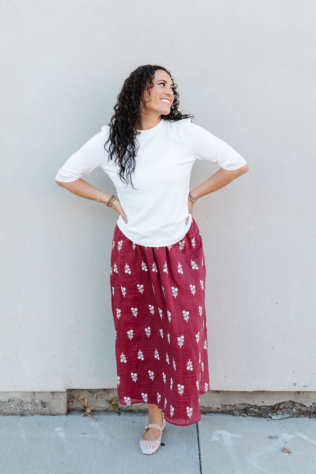 Dara Midi Skirt
