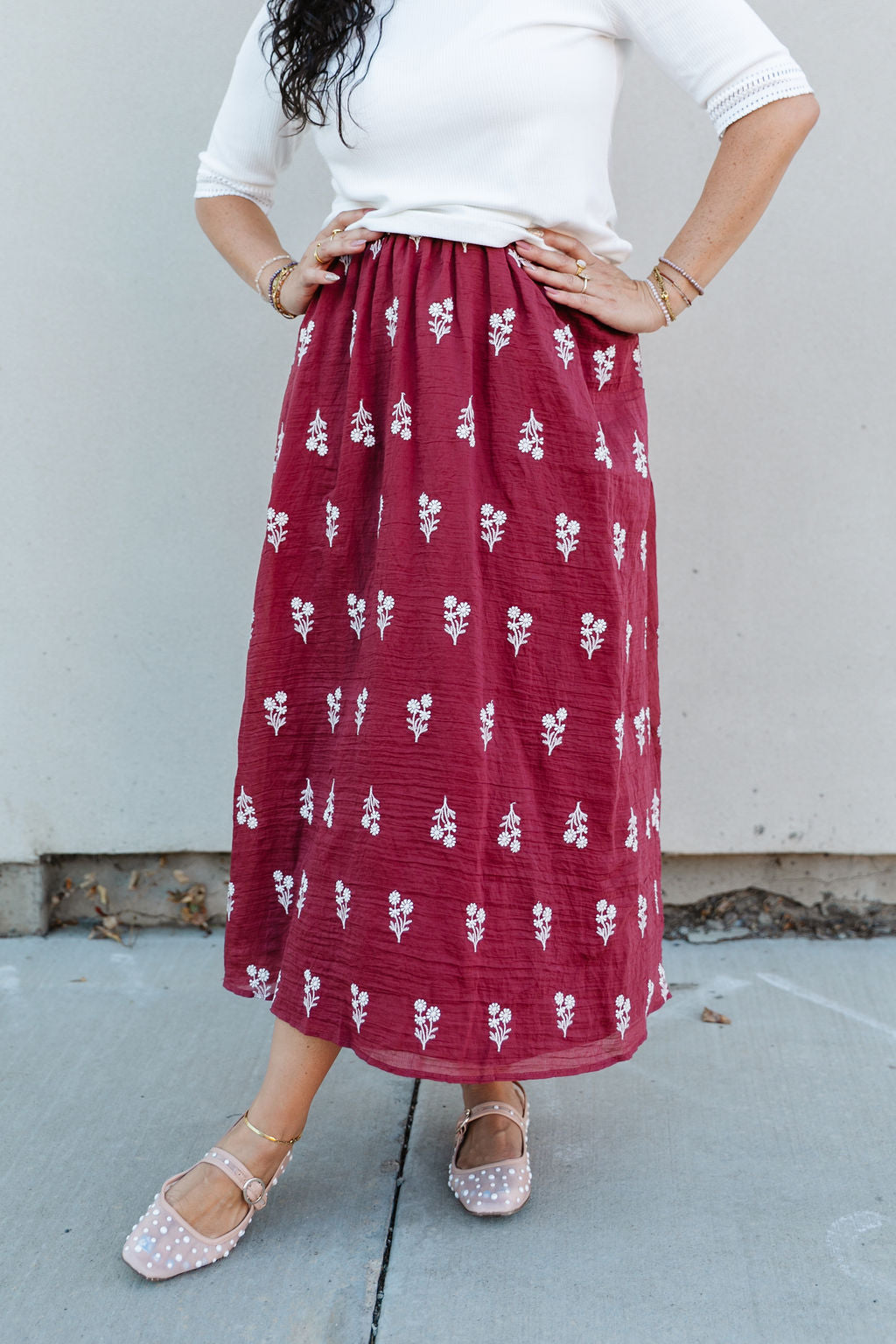 Dara Midi Skirt