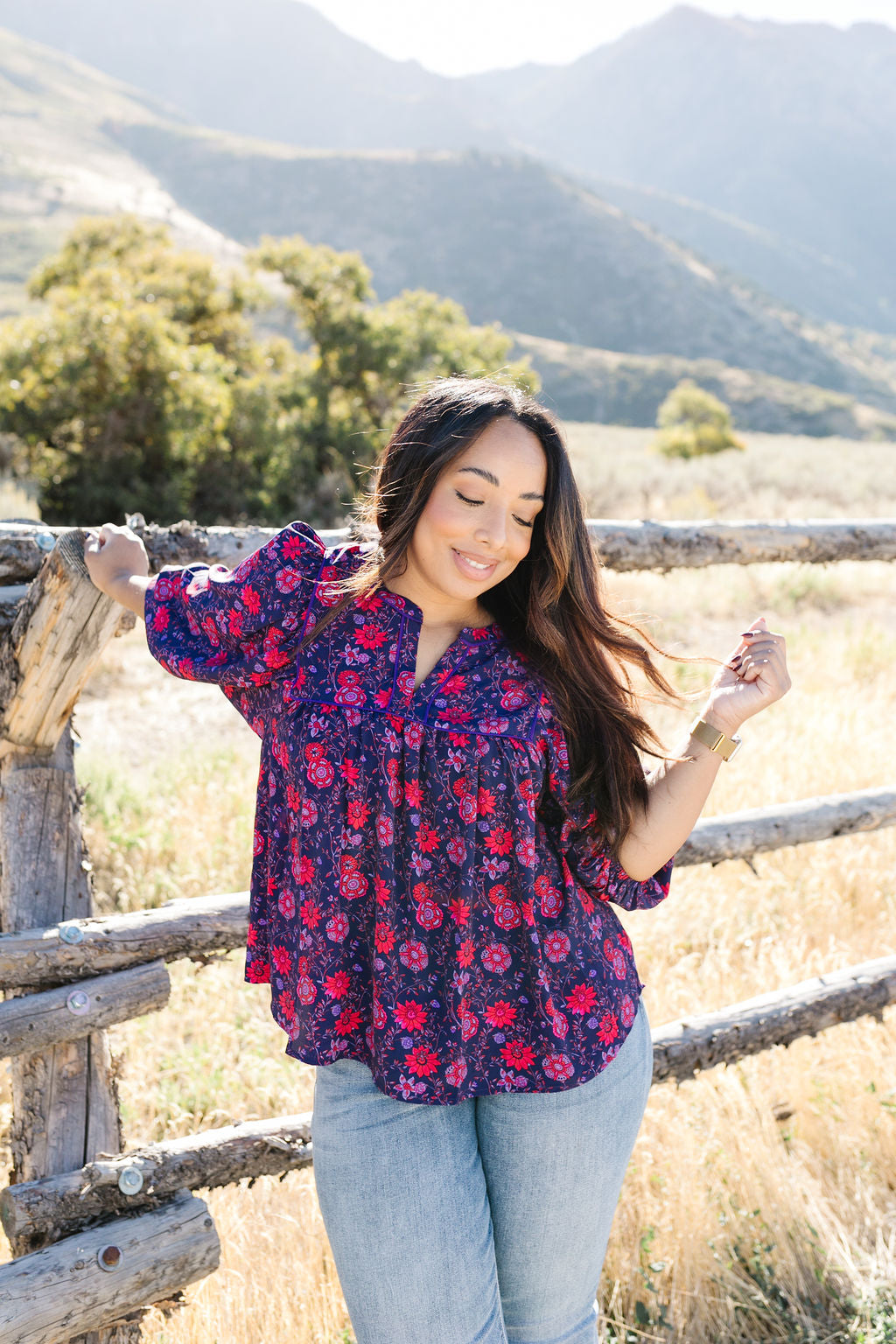 Langley Floral Blouse