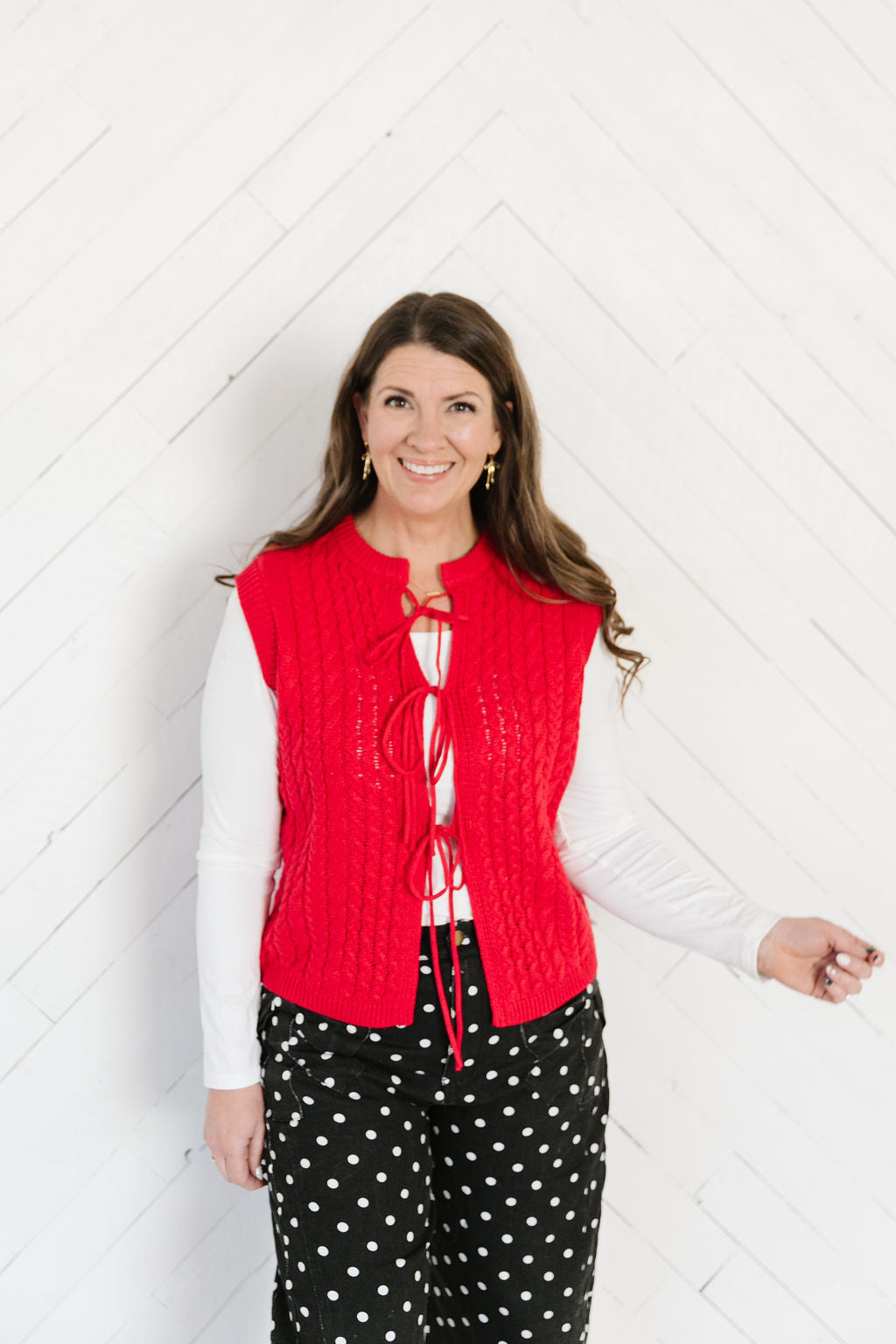 Flynn Cable Knit Vest