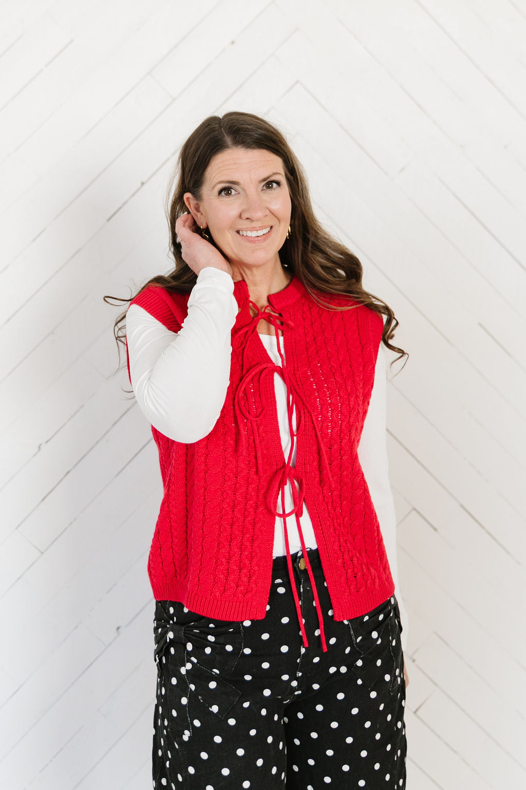 Flynn Cable Knit Vest