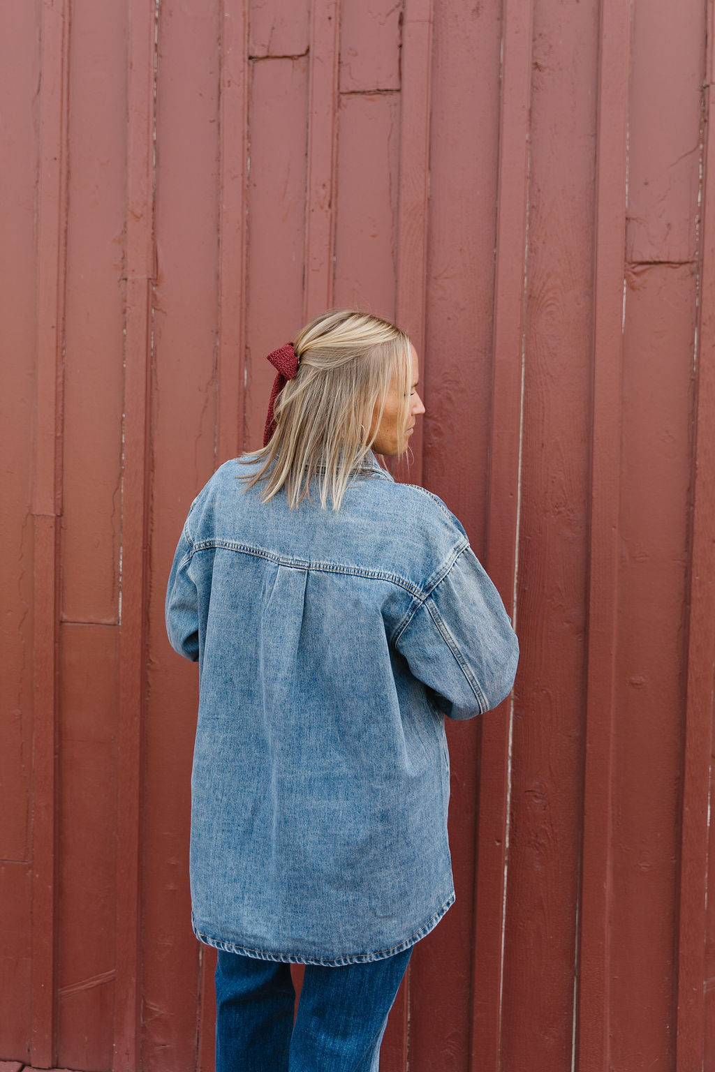 Oleana Denim Shacket