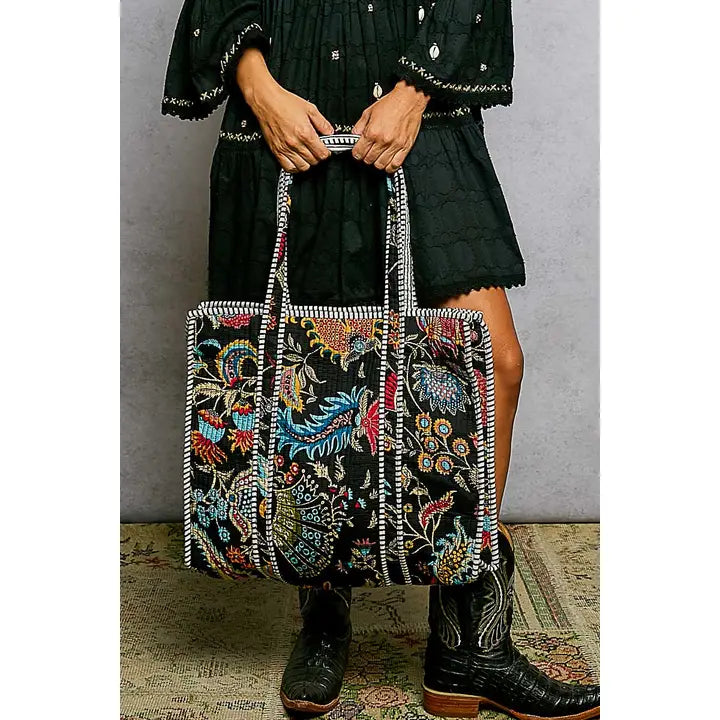 Quilted Tote Bag