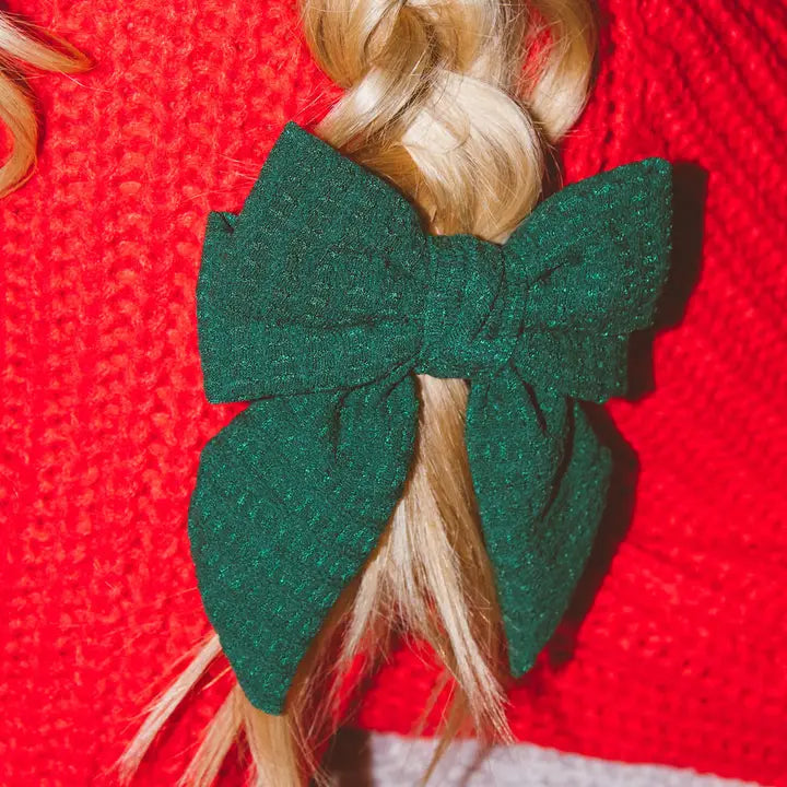 ANDI Spruce Waffle Bow