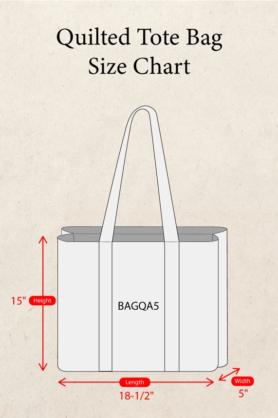 Quilted Tote Bag