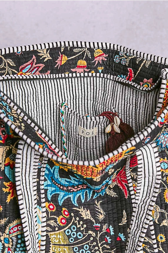 Quilted Tote Bag