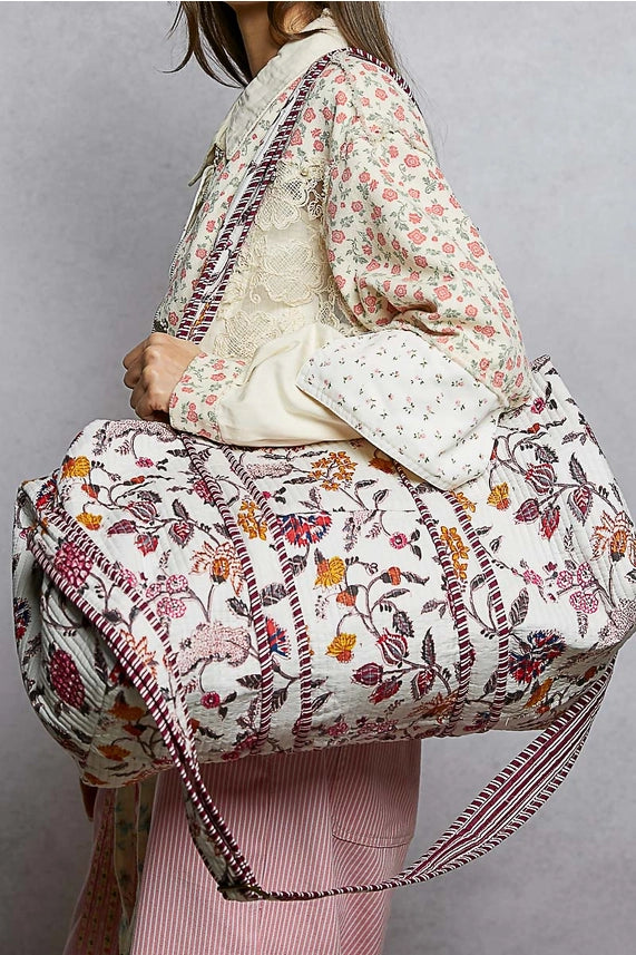 Quilted Weekender Bag