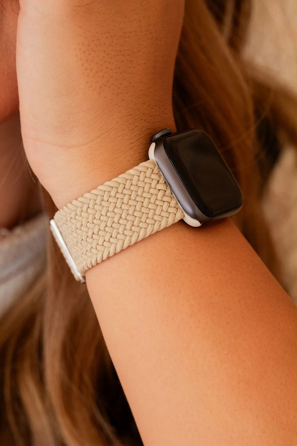 ANDI Thick Weaved Adjustable Elastic Watch Band