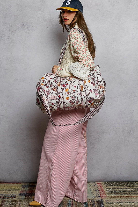 Quilted Weekender Bag