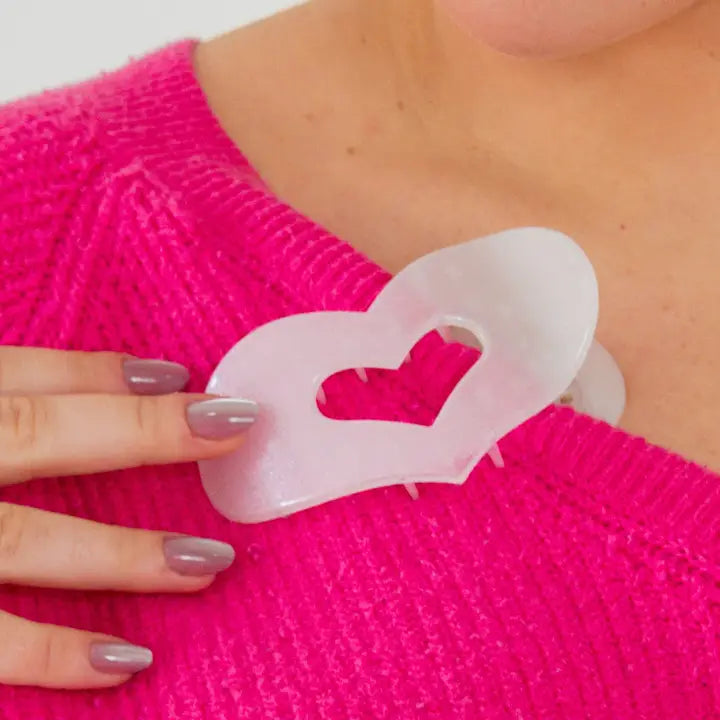 ANDI Flat Heart Claw Clip