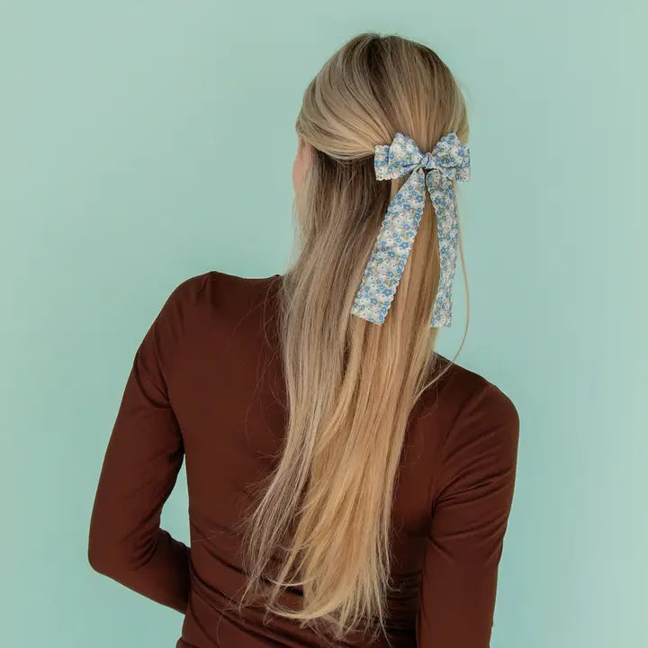 Andi Forget Me Not Bow Barrette