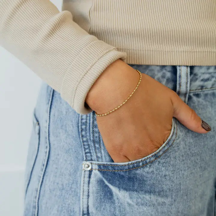 ANDI Oval Beaded Bracelet