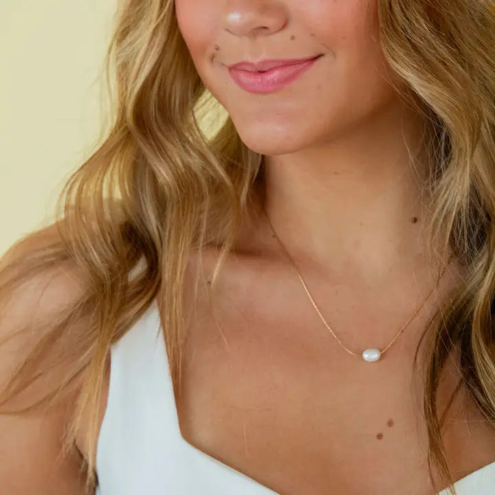 ANDI Echo Pearl Pendant Necklace