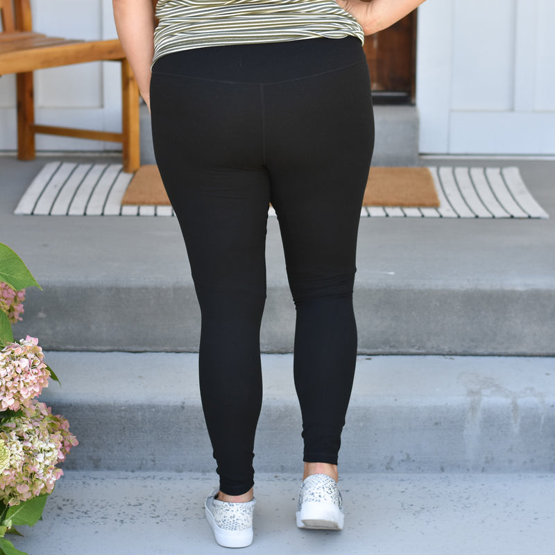 Every Day Leggings in Black (XL 2x 3x Only)