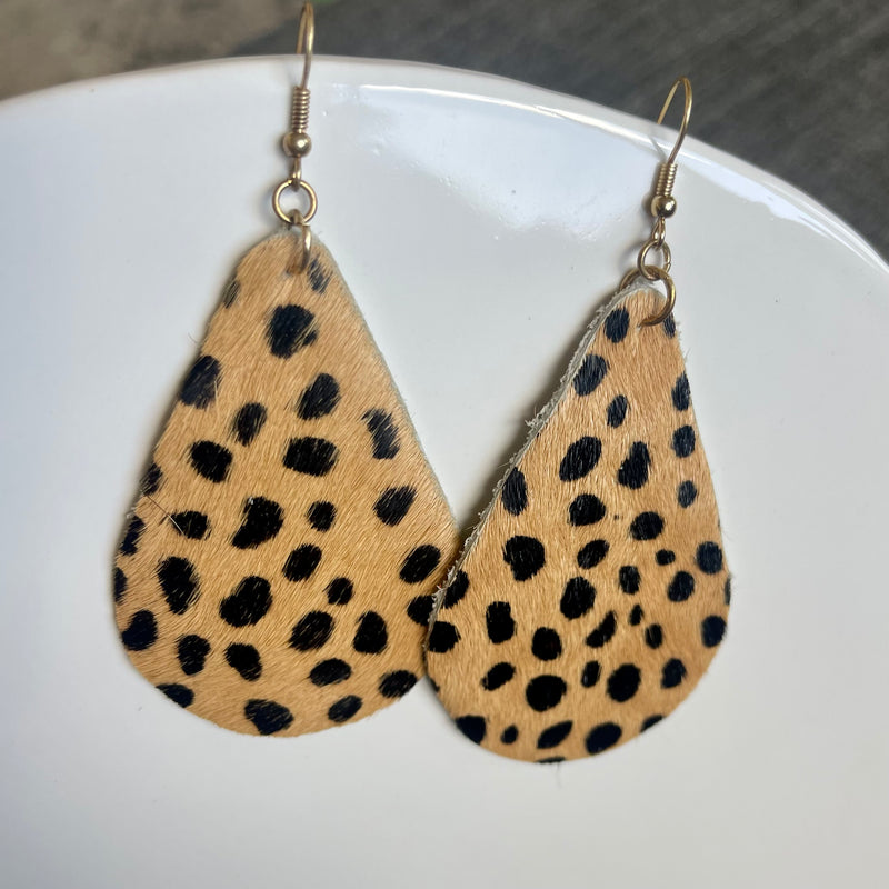 Animal Party Leather Earrings